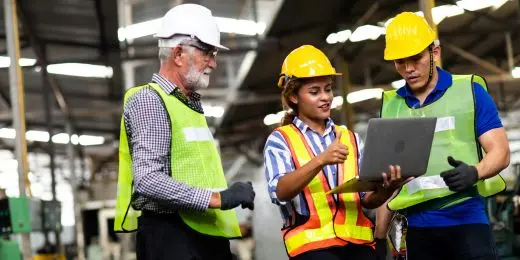 manufacturers looking at a tablet to follow gmp guidelines