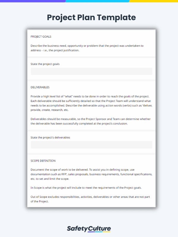 Project Plan Template