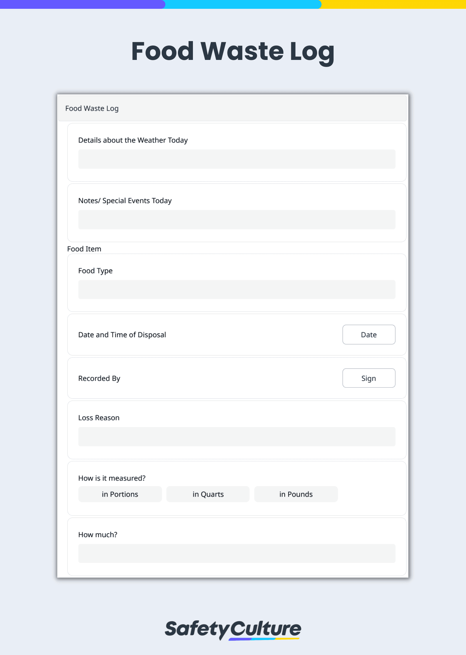 Food Waste Log