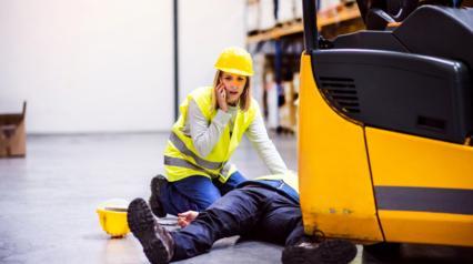 worker reports an injury in the forklift area|Injury Report Form|Injury Report Form Sample Report