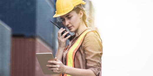 a freight supervisor conducting a freight audit before clearing release