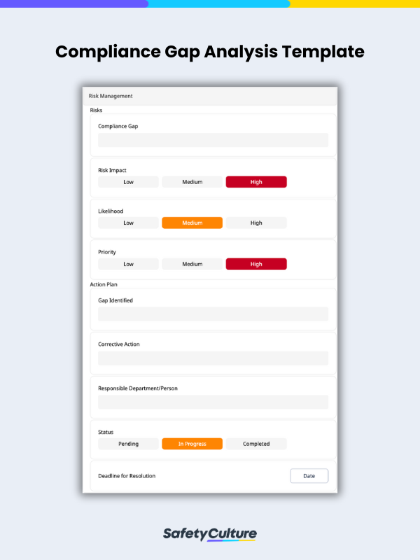 Compliance Gap Analysis Template