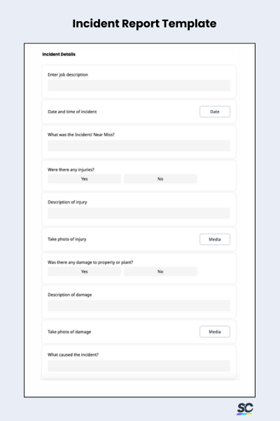 Incident Report Template