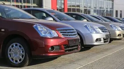 Company cars ready for a vehicle inventory