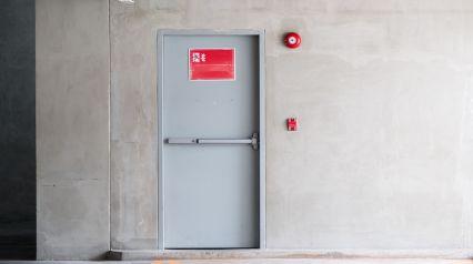 a well-inspected and functioning fire door that was checked using a fire door inspection checklist|Fire Door Inspection Checklist Sample Report|Fire Door Inspection Checklist