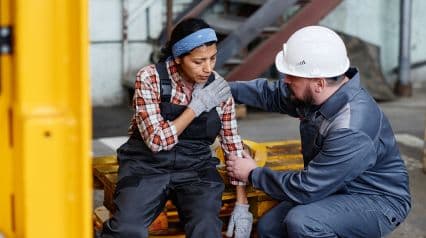 man helping injured woman osha form 300|OSHA Form 300|OSHA Form 300 Sample Report