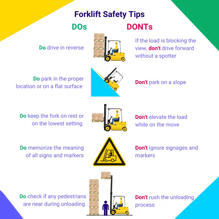 Forklift Safety Tips - Dos and Donts