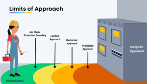 arc flash limits of approach