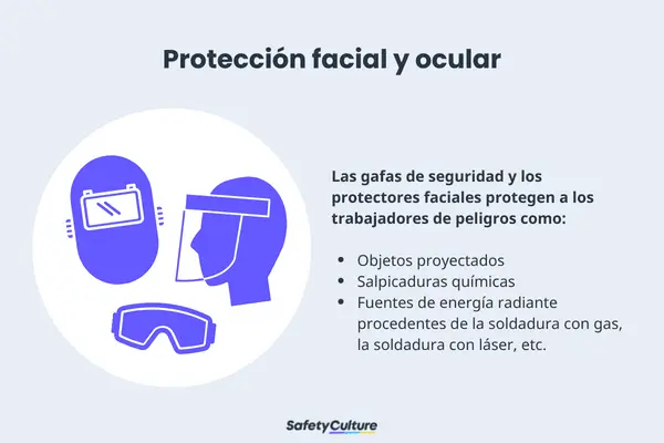 Equipos de Protección Personal (EPP): Protección facial y ocular