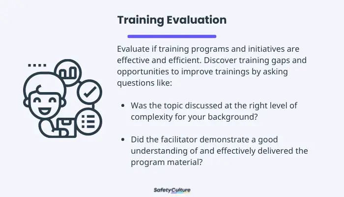 Training Evaluation | SafetyCulture