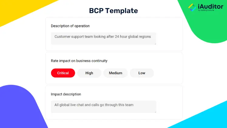 bcp template