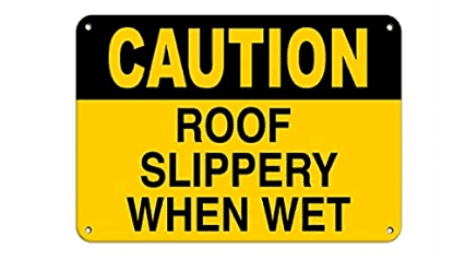 roof safety sign caution example from iauditor by safety culture