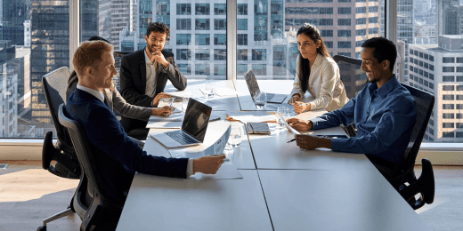 Board members are identifying all possible risks that may cause disruptions using an operational resilience plan template.