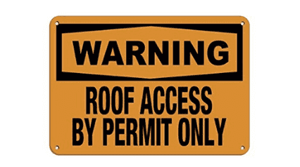 roof safety sign warning example from iauditor by safety culture