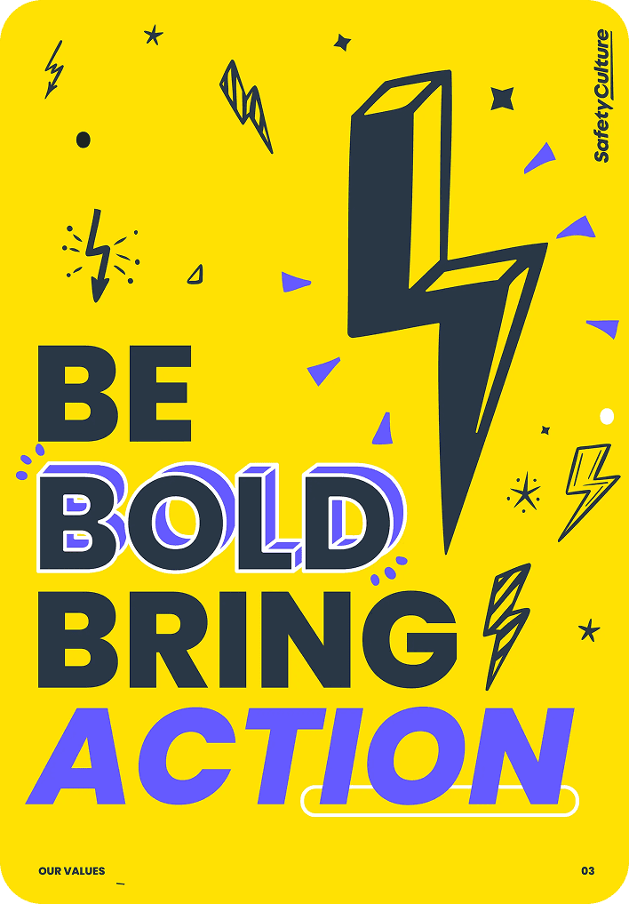 Be bold bring action