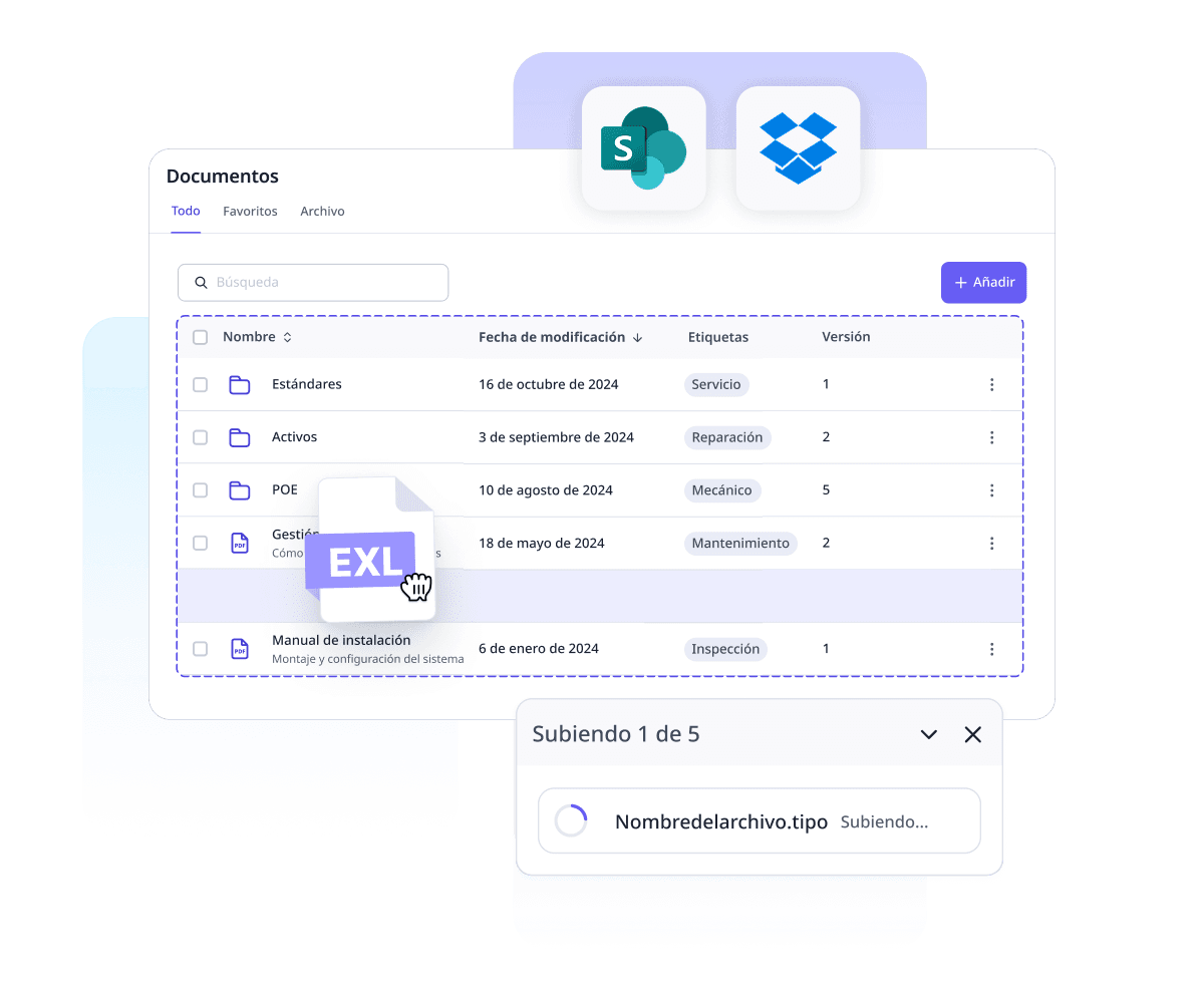 gestión simplificada de documentos