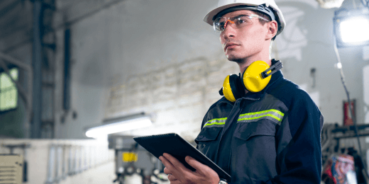 An officer using a regulatory change management tool