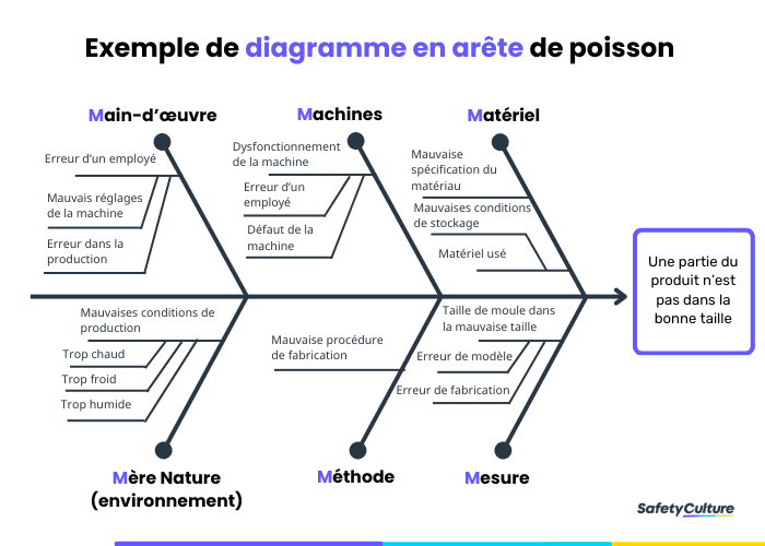 Exemple de diagramme en arête de poisson