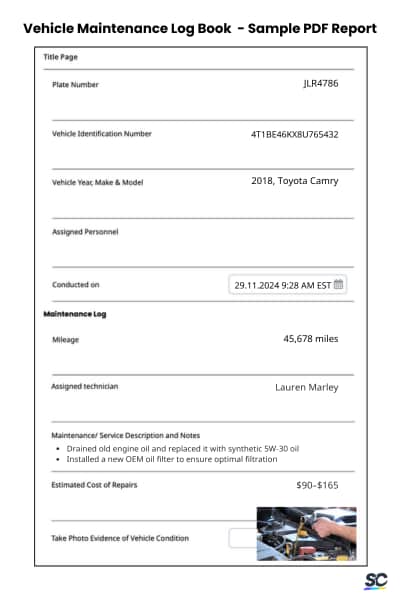 Vehicle-Maintenance-Log-Book-Sample-PDF-Report