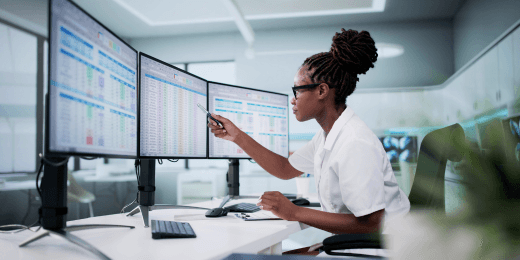 A safety analyst reviewing their organization's EHS data management system