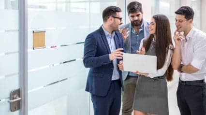 people having a capacity planning meeting