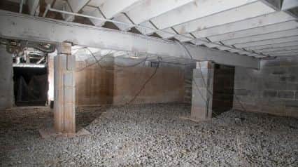 a crawl space of a building being prepared for inspection using a crawl inspection checklist|Crawl Space Inspection Checklist|Crawl Space Inspection Checklist Sample Report