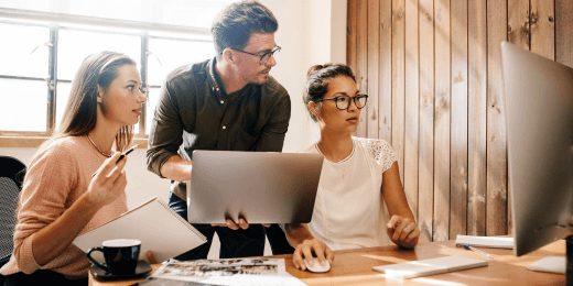 Middle managers performing continuous control monitoring on the organization's internal controls