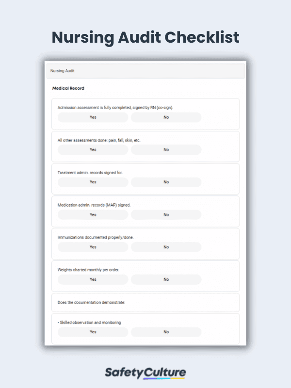 Liste de contrôle pour l