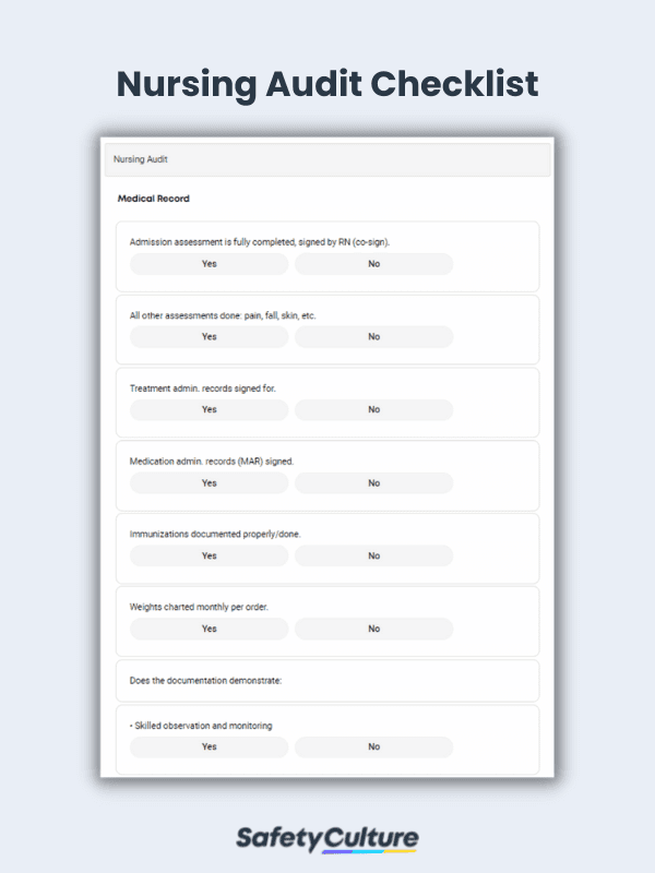 Liste de contrôle pour l