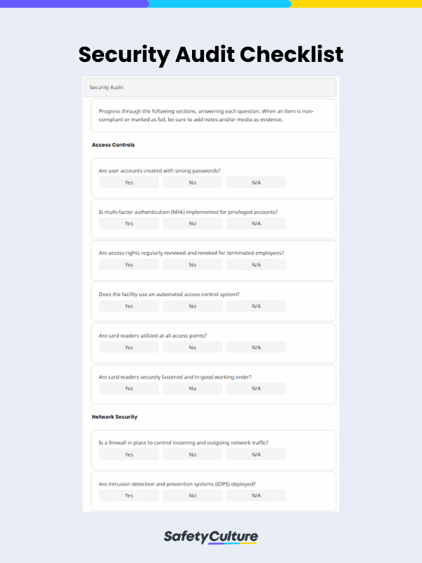 Liste de contrôle l