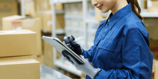 A manager monitoring retail KPIs