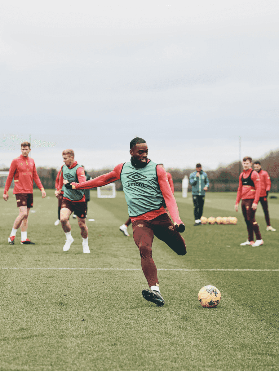 Brentford team training