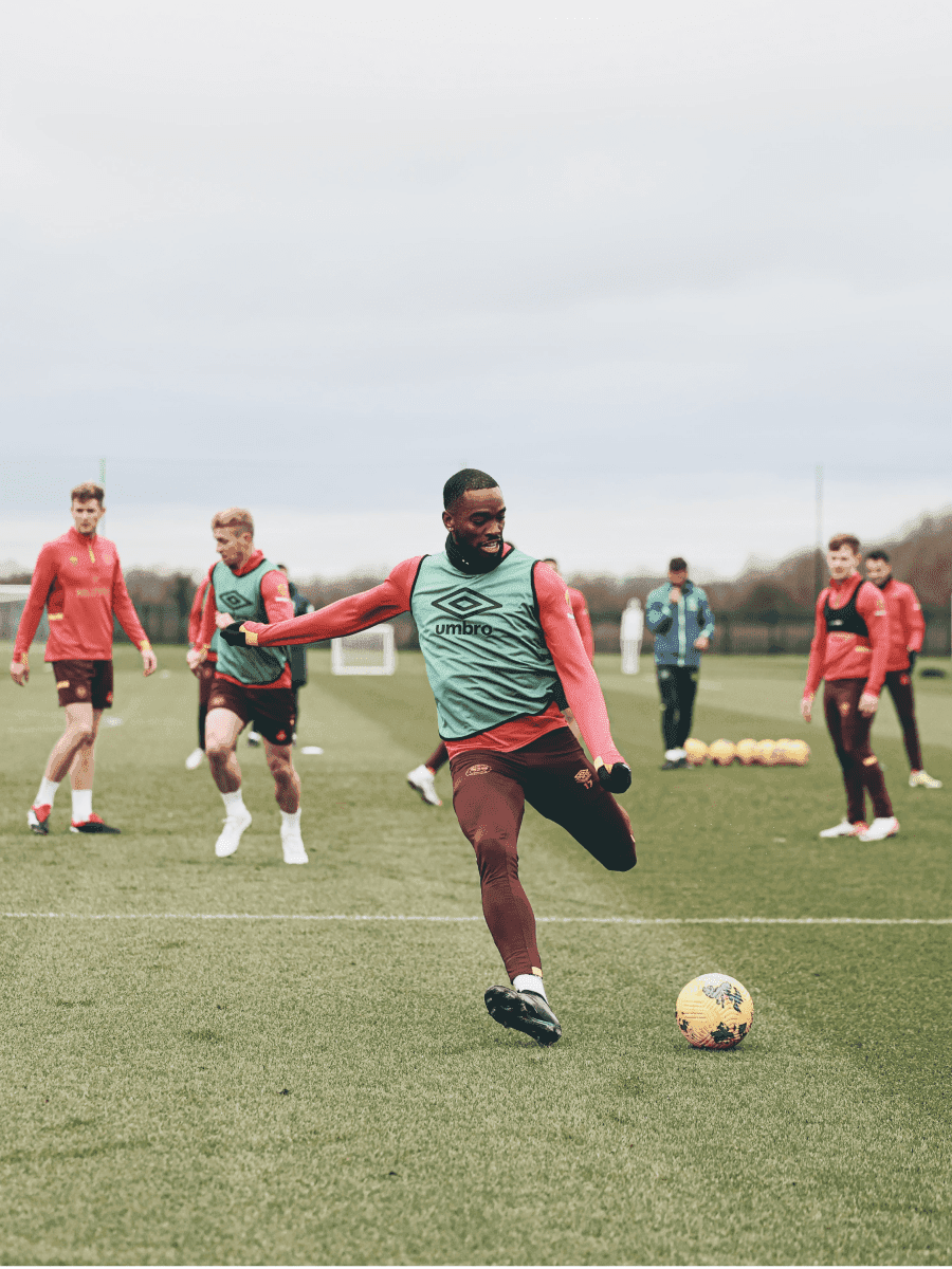 Brentford team training