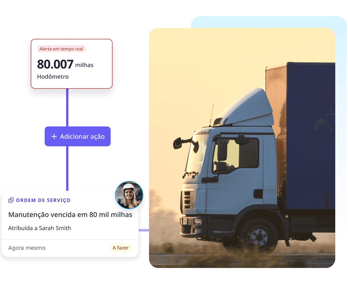 recurso de caminhão da frota