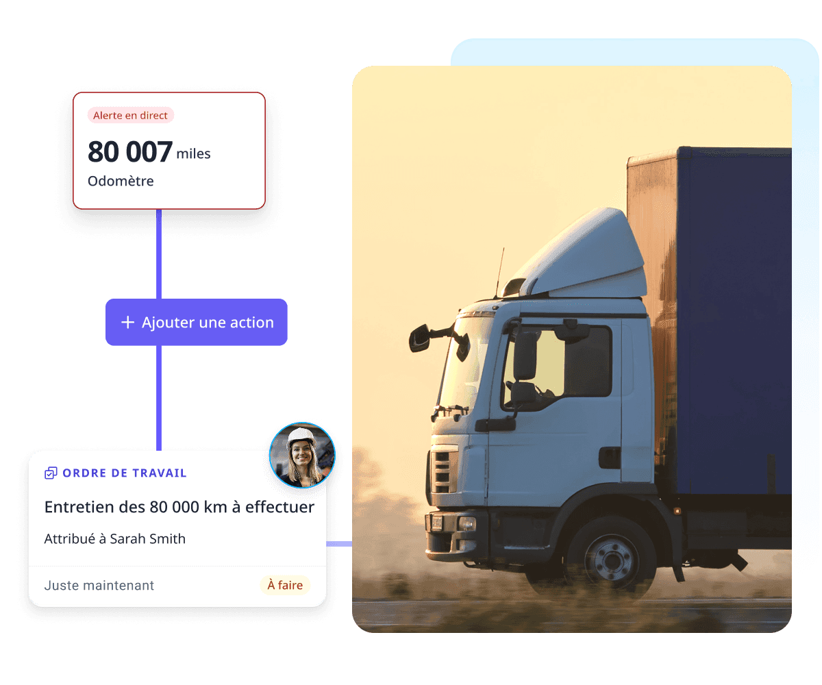 Actif flotte de camions