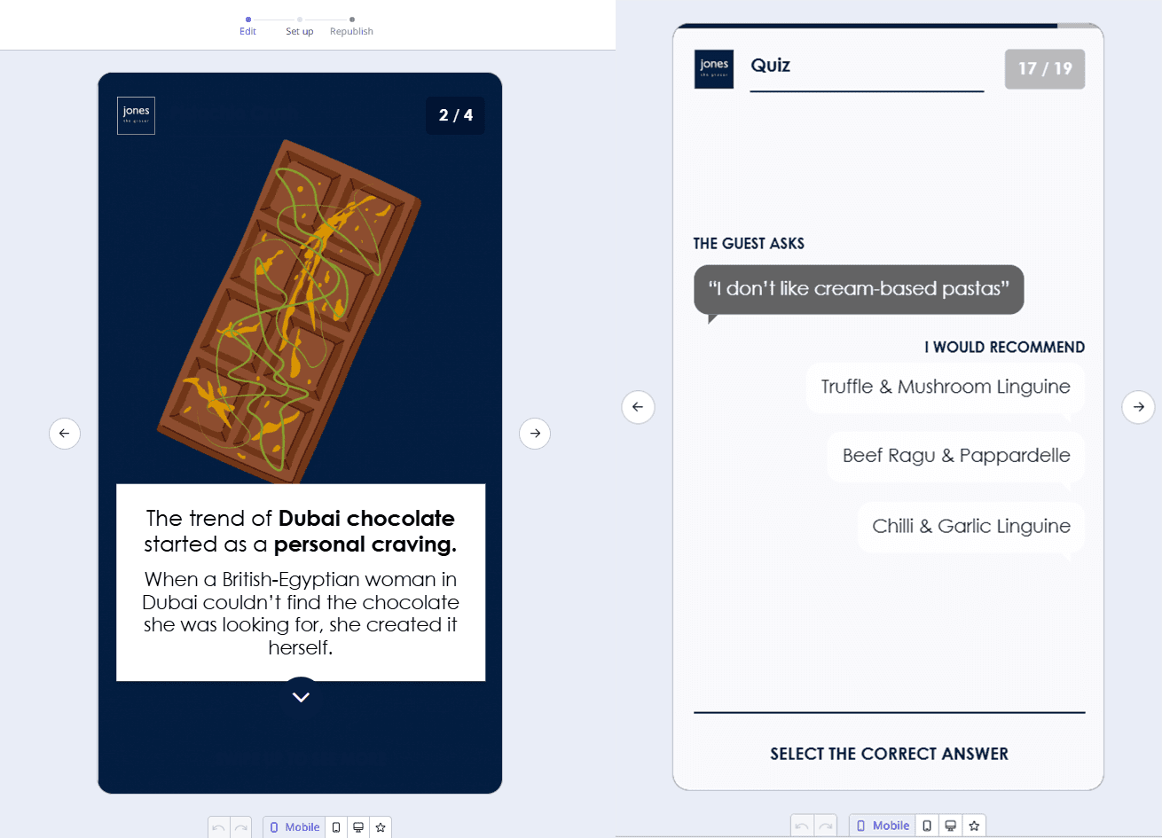 JTG Training Screenshots