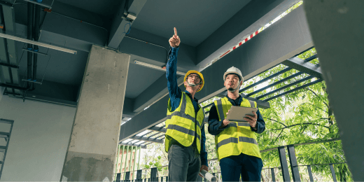 Inspectors doing checks to ensure building safety