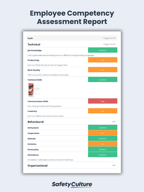Competency Assessment Report