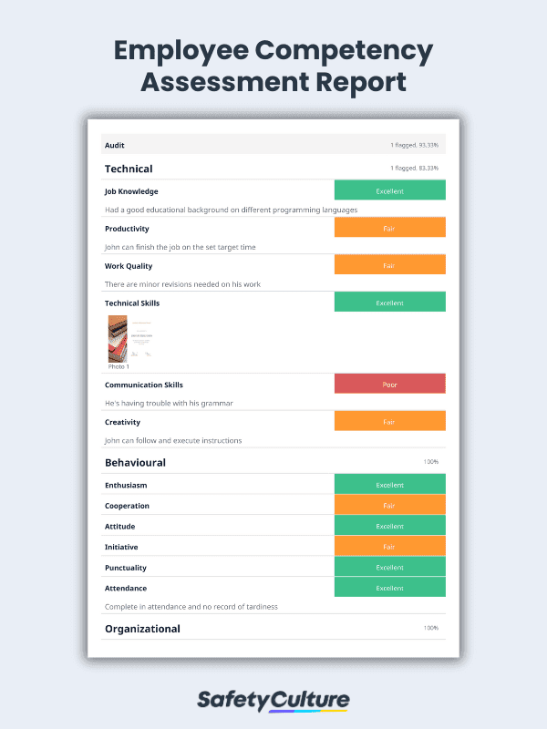 Competency Assessment Report