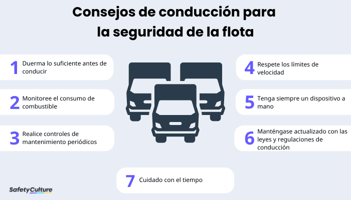 Seguridad de las flotas Consejos de conducción