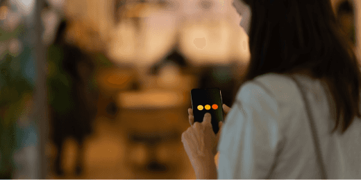 An anonymous person doing retail mystery shopping