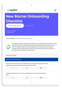 liste de contrôle de la gestion des ressources humaines pour l