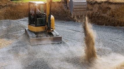 Relleno en construcción