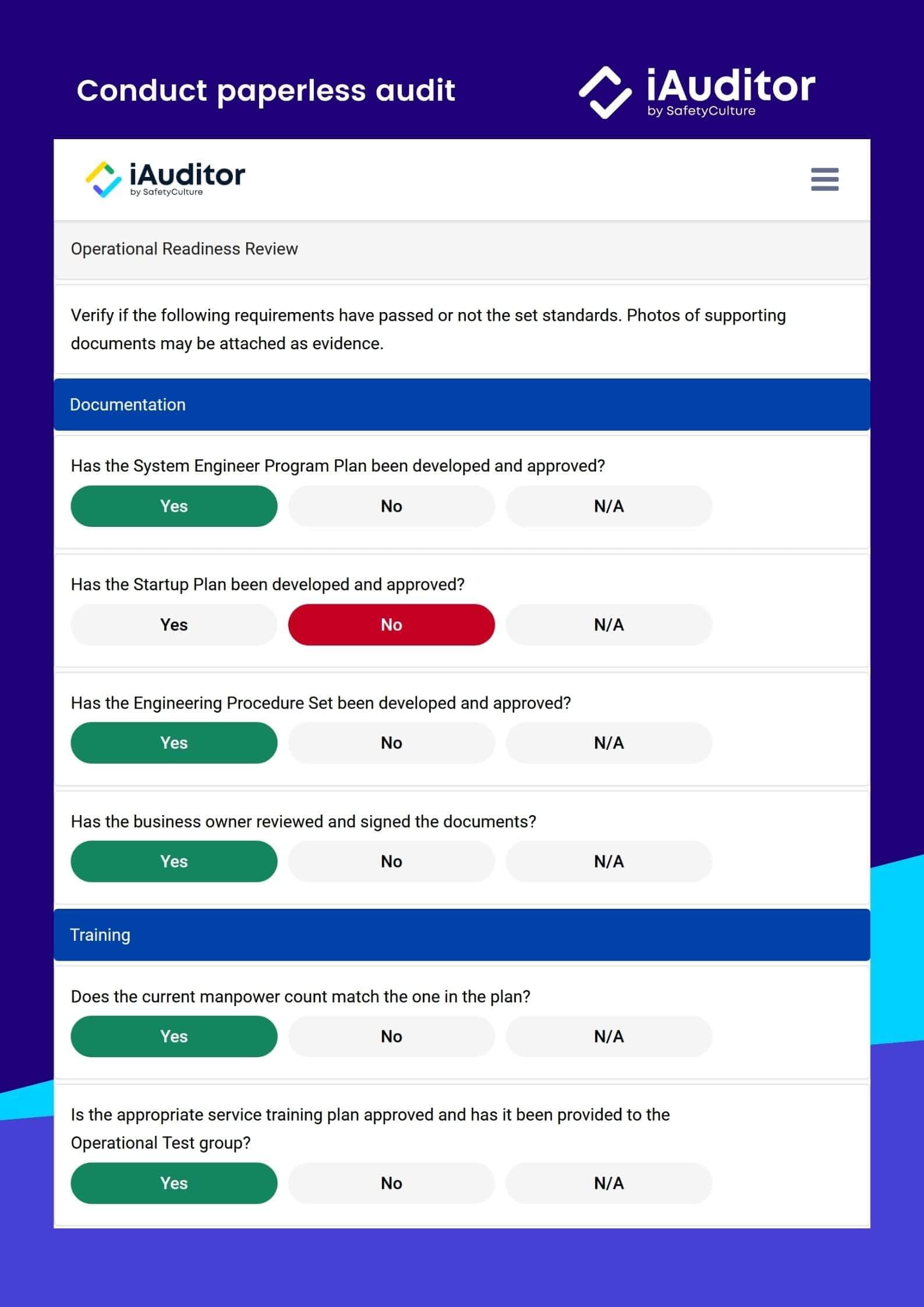 modèle de liste de contrôle de l