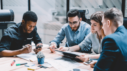 brainstorming en equipo con a3 lean