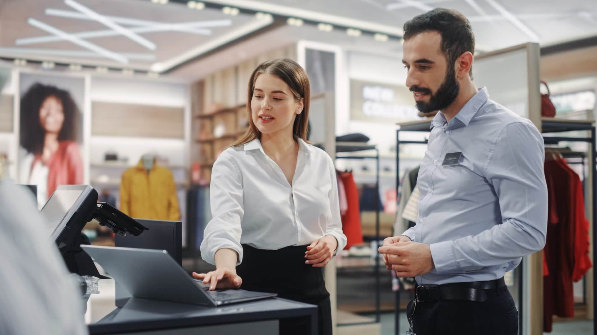 A manager overseeing important tasks using retail project management software