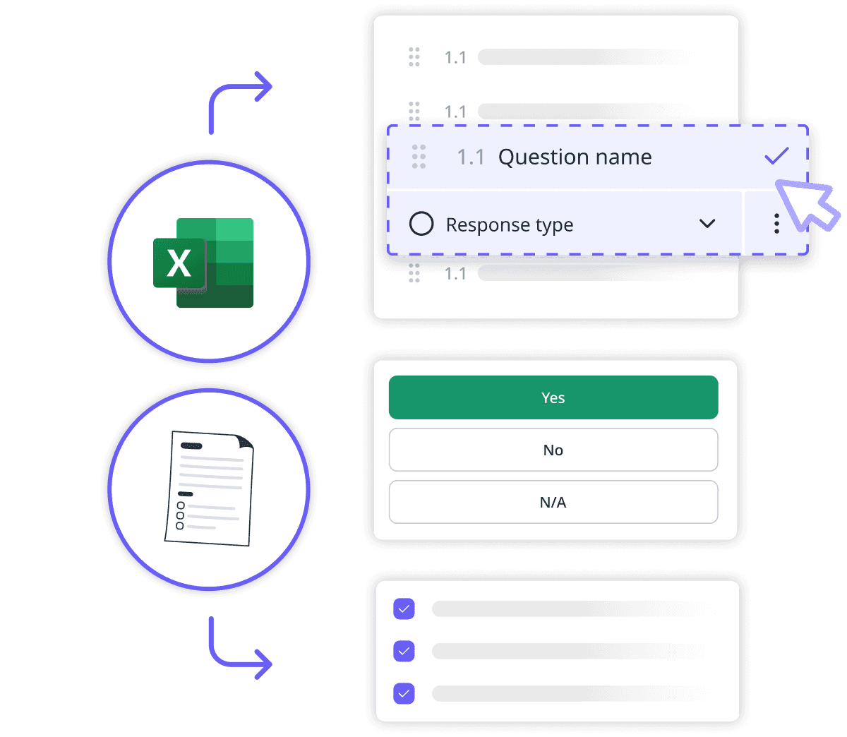 Turn sheets and docs into a digital checklist