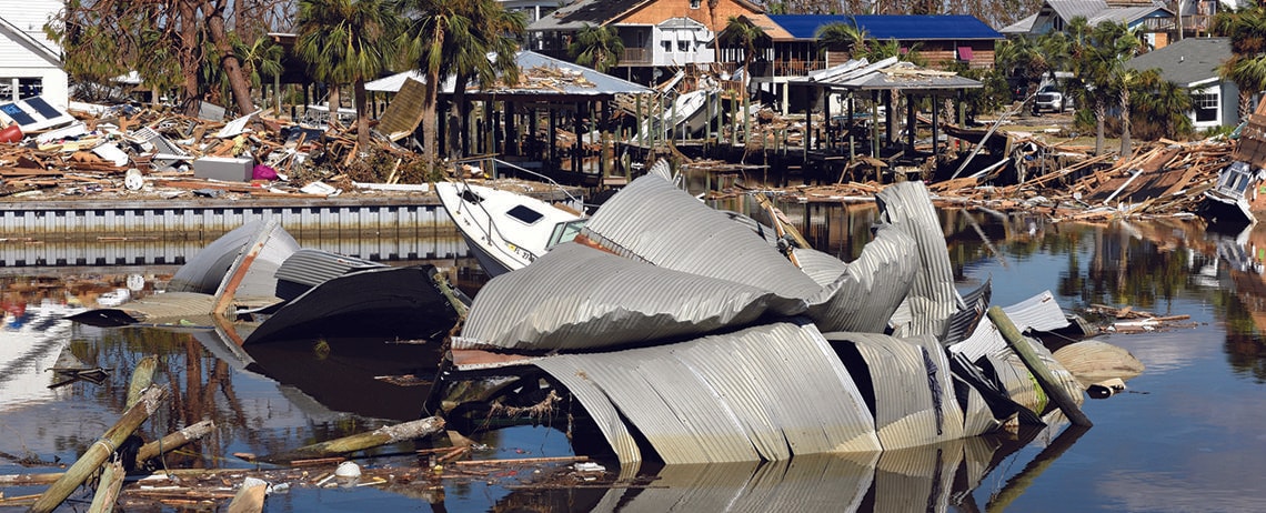 hurricane michael clean