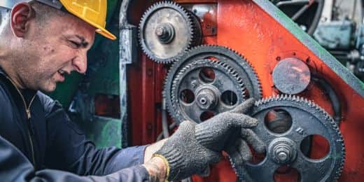 an industrial worker experiencing safety issues at work as a critical event management concern