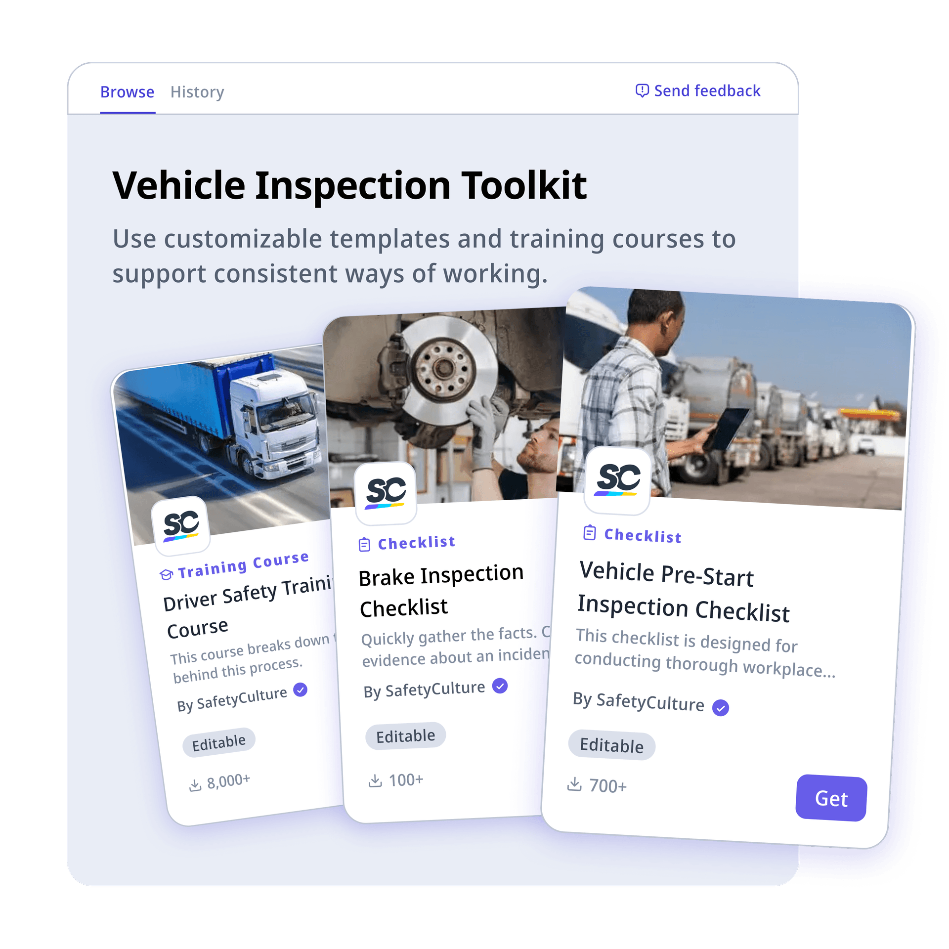 Vehicle Inspection Bundle Card